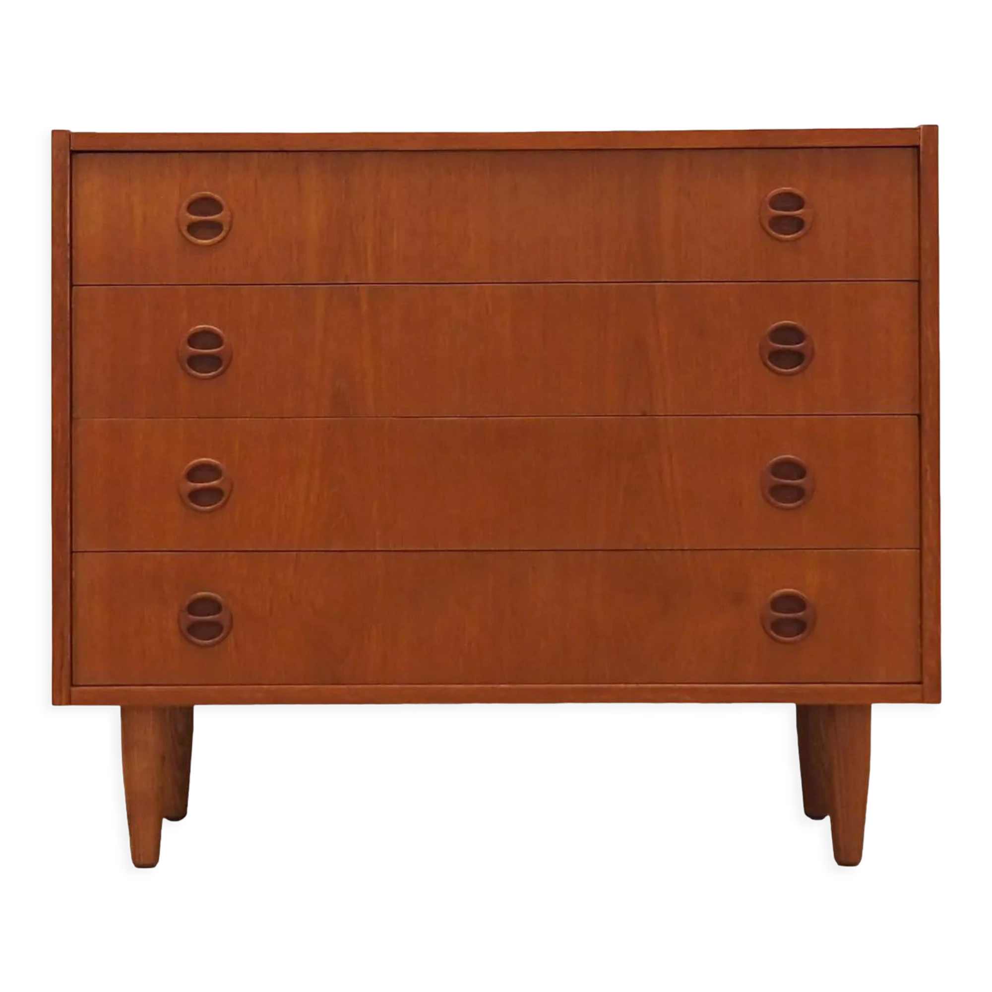 Commode en teck, design danois, années 1970, Danemark