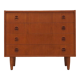 Commode en teck, design danois, années 1970, Danemark