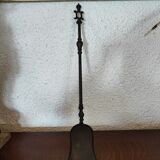 Cast iron carved fireplace shovel