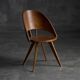 Mid-century plywood dining chairs, Italy, 1950s