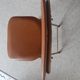Chaise pliante structure tube et simili cuir