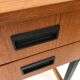 Desk of the 60 years with teak top, dutch