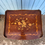Louis XV bedside table in marquetry