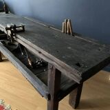 Workbench furniture old console shelf