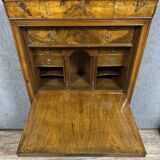 Louis Philippe period secretary with walnut ogee