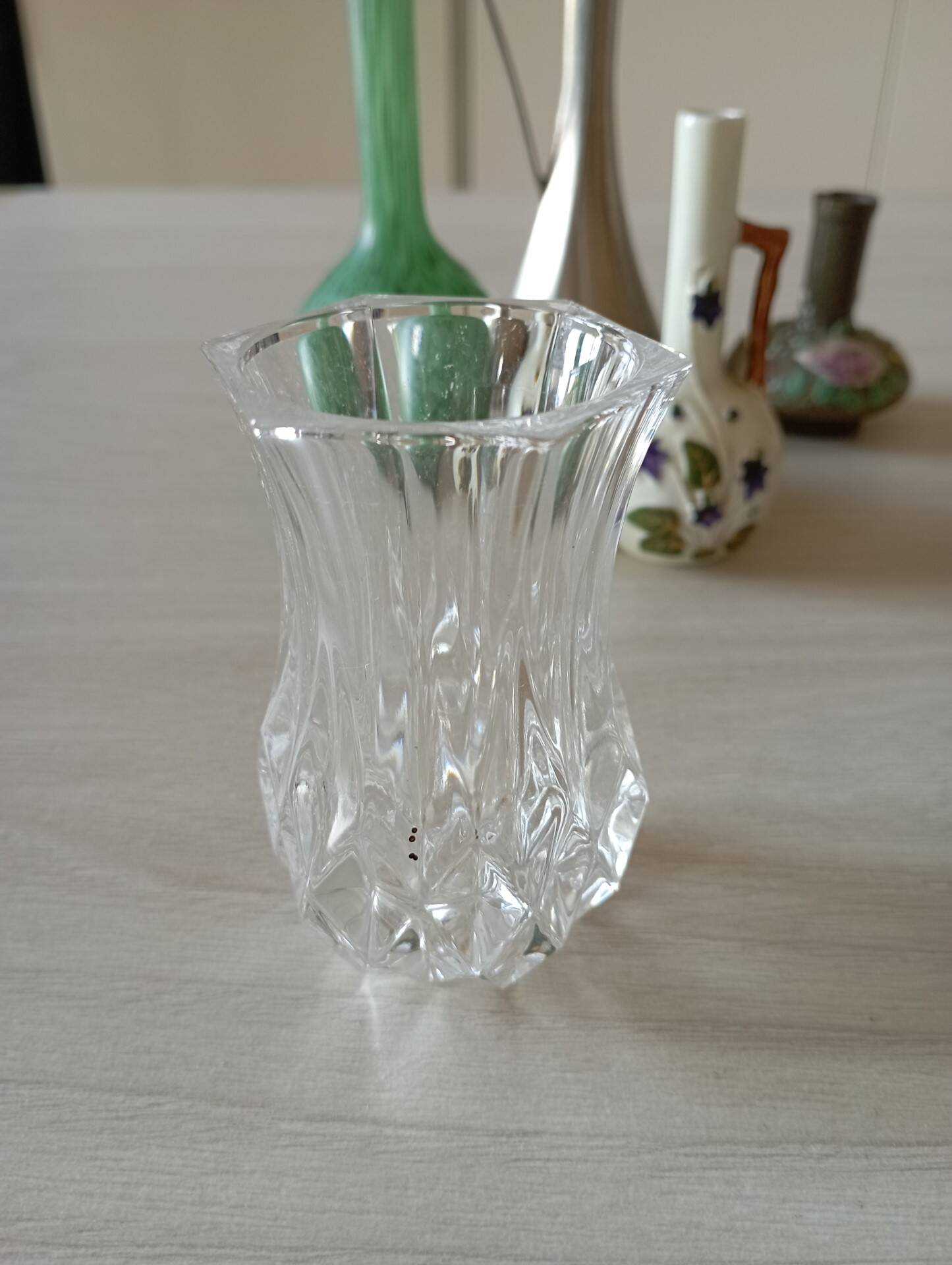 Lot of 8 old miniature vases