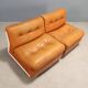 Fauteuils Amanta B&B vintage design Mario Bellini Italie années 1970