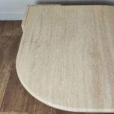 Roche Bobois 70' travertine coffee table
