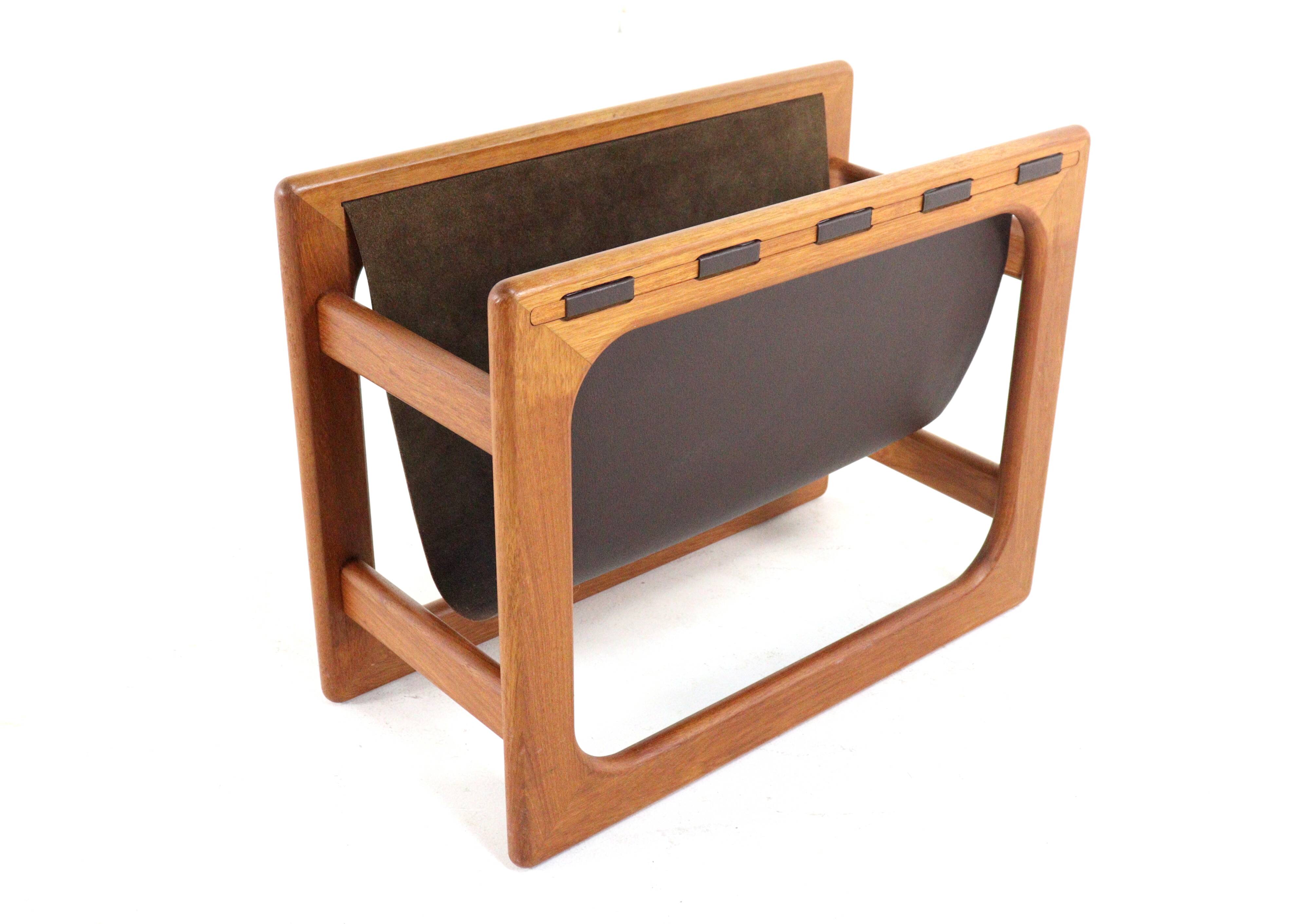 Salin mobler magazine holder - danish design teak