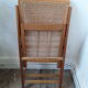 Vintage canne folding chair