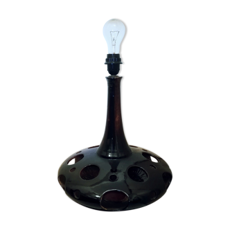 60s old-art ceramic lamp foot double lighting