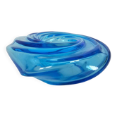 Photophore en verre de Murano bleu signé Gino Vistosi pour Nestlé