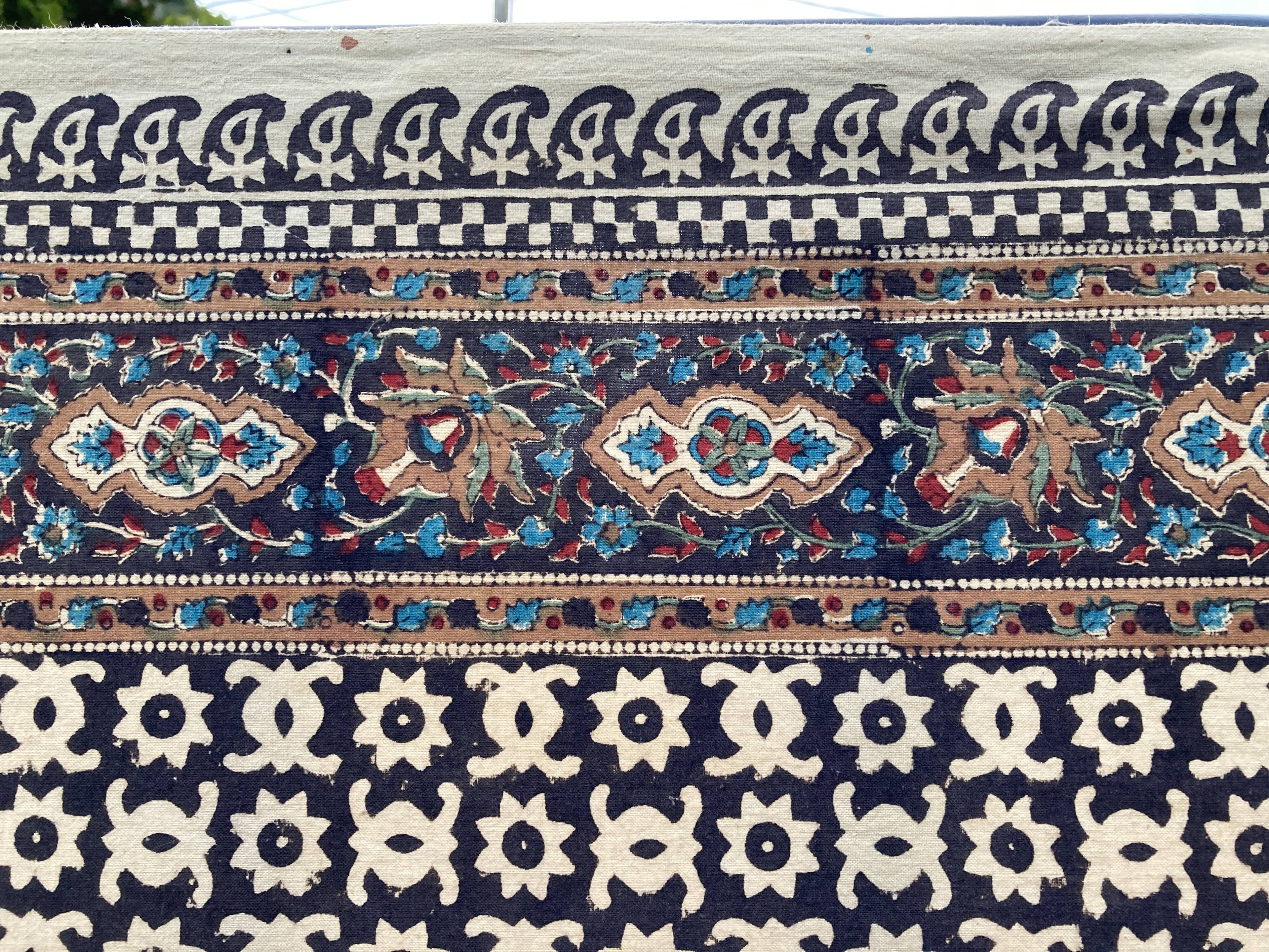 Embroidery kalamkari fabric