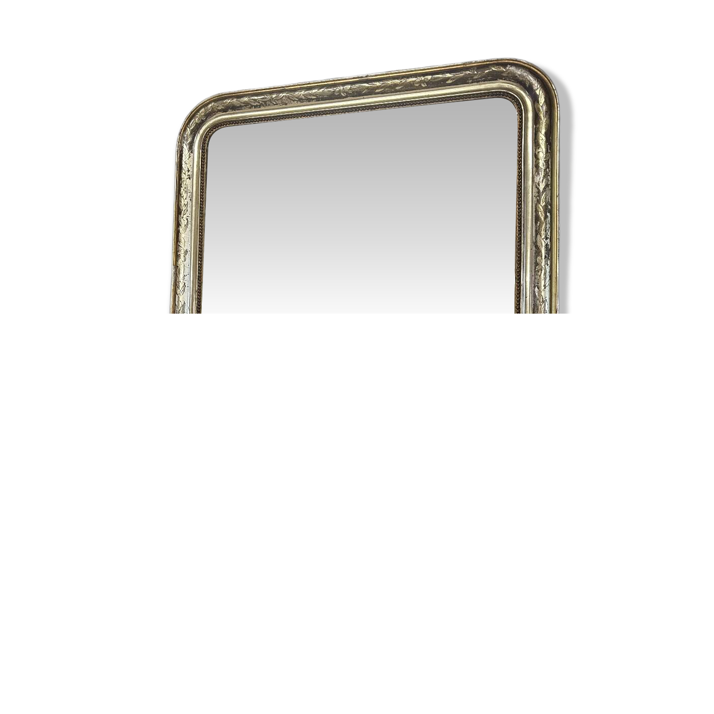 Louis Philippe silver mirror 133 x 98
