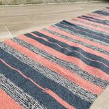 Tapis Kilim coton Années 1980