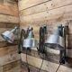 1950s scissor lamps by Curt Fischer for Midgard