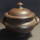 Stoneware soup tureen from Noron signed by Jean Dubost, 1970s.