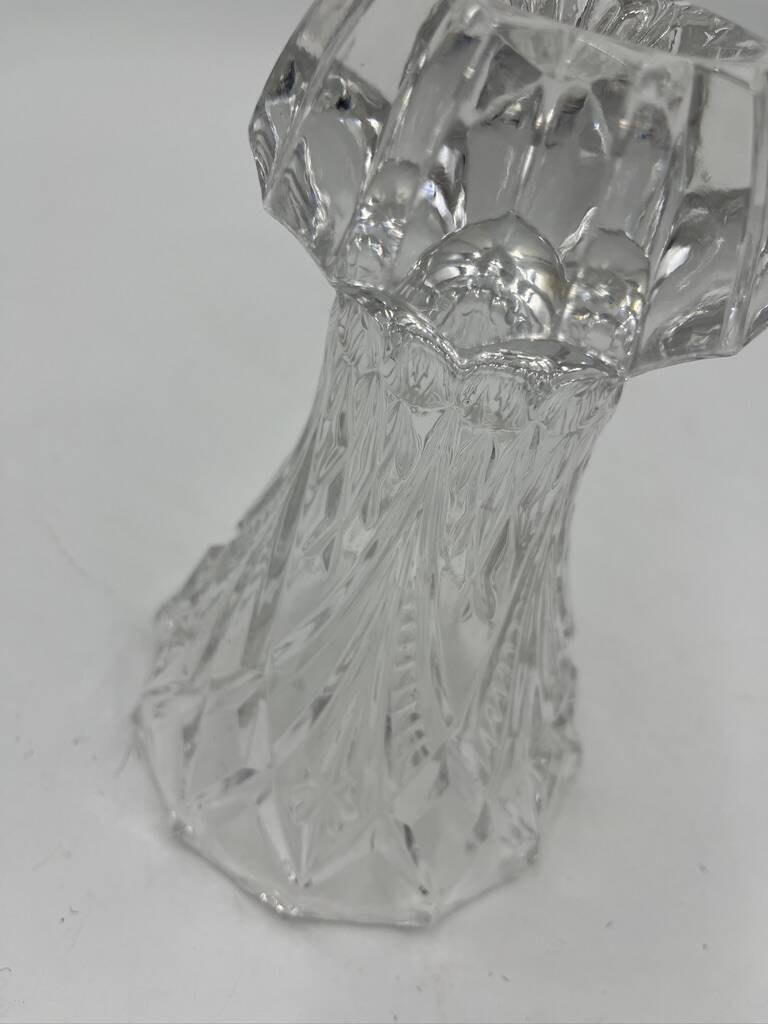Cut crystal vase