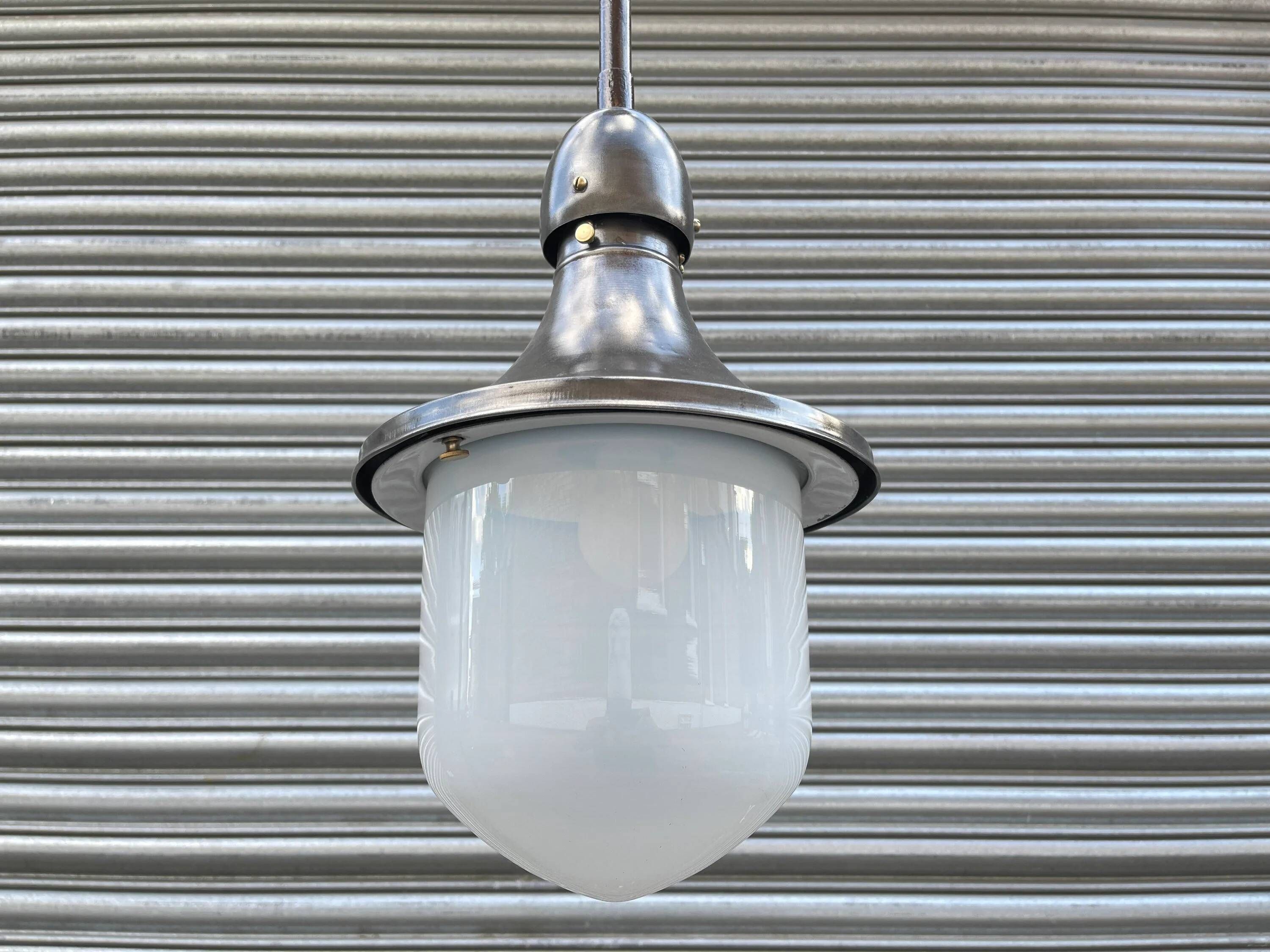 1930s industrial pendant light by Kandem - Körting & Mathiesen Leipzig