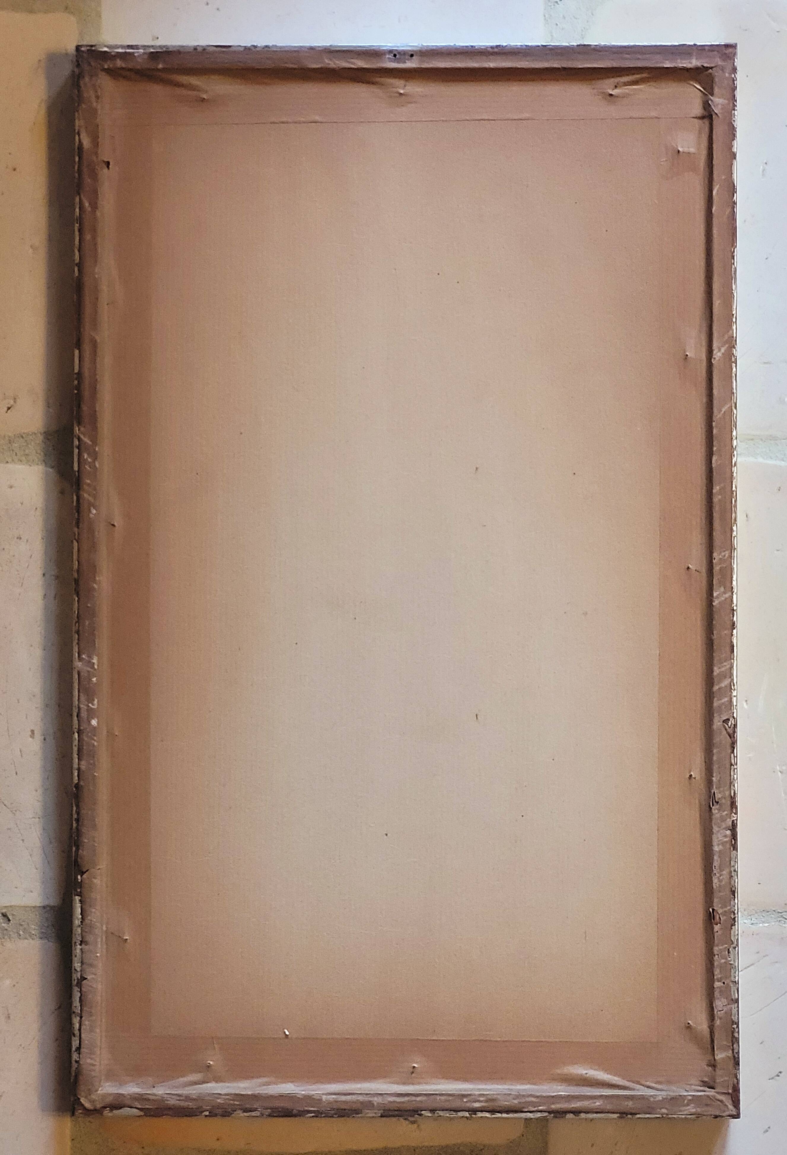 Ancien tableau vintage aquarelle nu féminin années 40 50