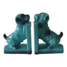 Pair of earthenware bookends