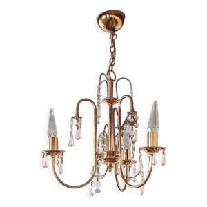 Chandelier lustre en - pampilles