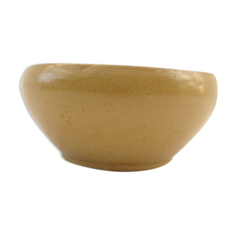 Beige stoneware bowl