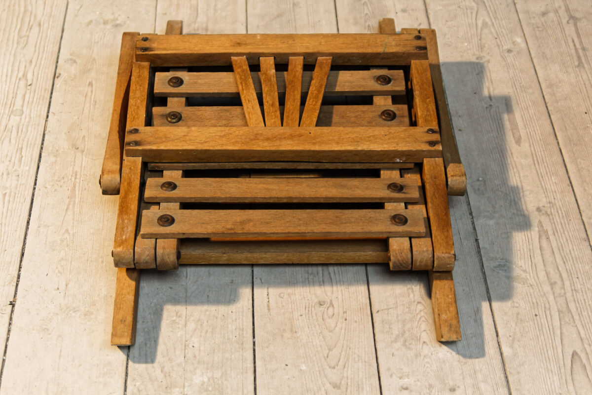 50s folding child chair