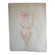 Female nude drawing