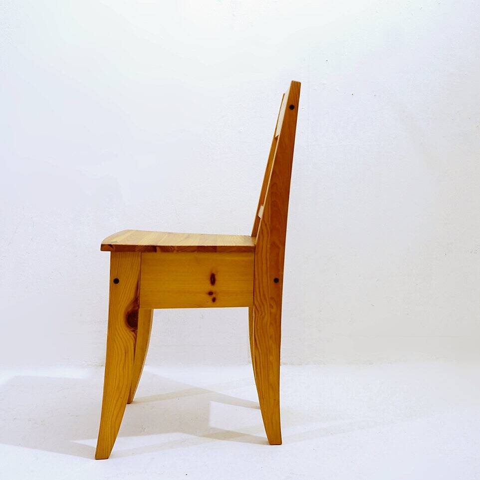 Vintage Pine Chairs - Set of 6