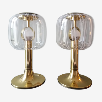 Set of two table lamps