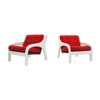 Paire de fauteuils Vivalda design C. Salocchi, Sormani, années 1960