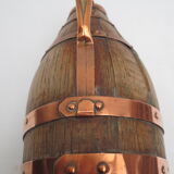 Old wooden cider pitcher