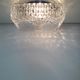 Vintage ceiling lamp / wall lamp - Molded glass - square - 1960 #2