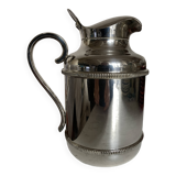 Neo-classical silver-plated metal insulated living room pitcher from Italy, 1970s