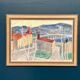 Swedish Oil on Panel – “Östersund, Strandgatan 1” by John Hedman, 1971