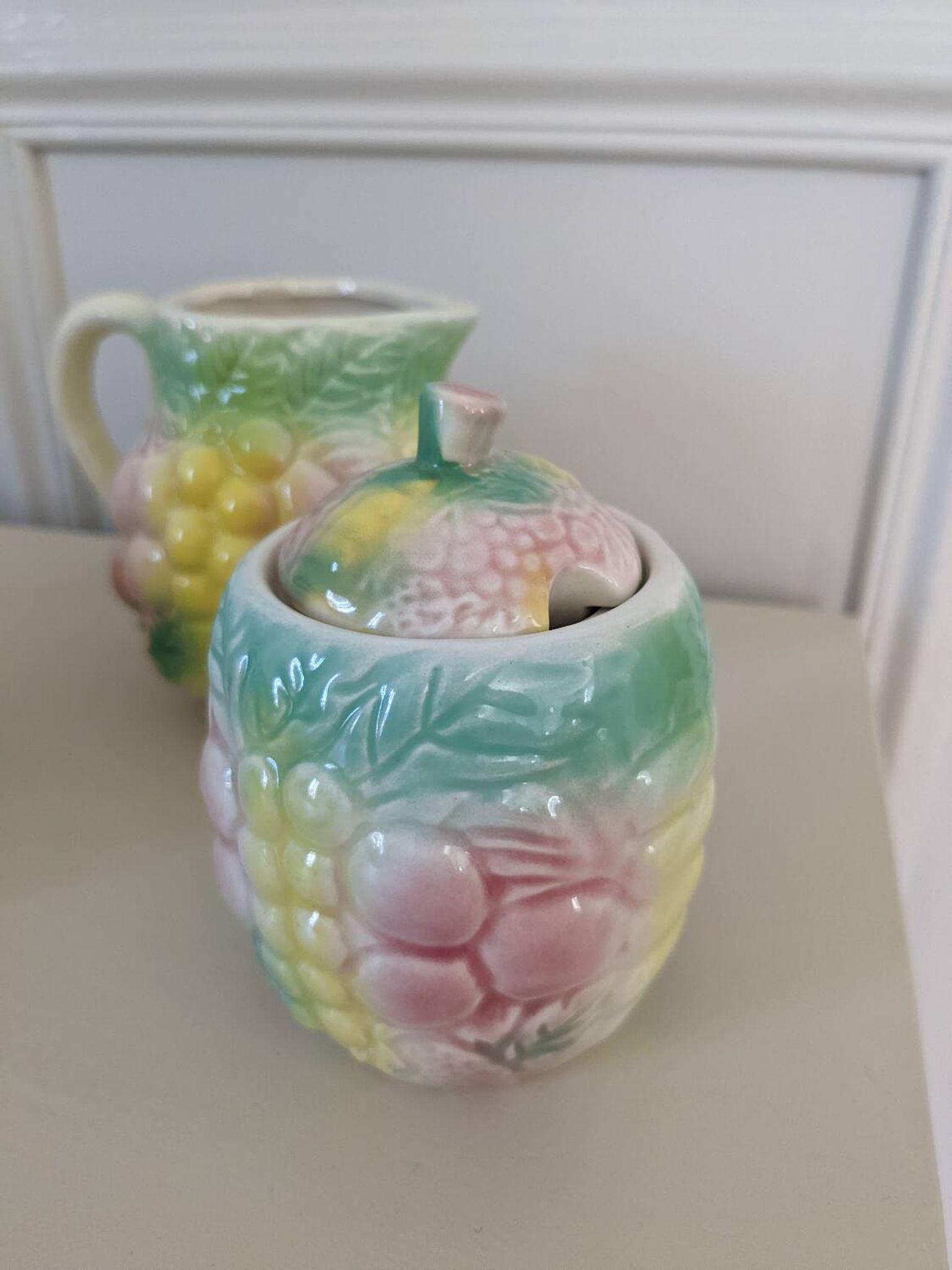 Coffee set in earthenware
