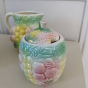 Coffee set in earthenware