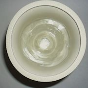 Vase cornet art deco porcelain enamelled of Lucien Brisdoux (1878-1963)