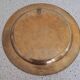 Large chiseled metal plate