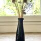 Antique amber glass vase