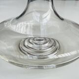 Designer glass decanter – organic shape – contemporary style