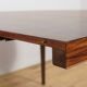 Mid-Century Round Rosewood Extending Dining Table by Severin Hansen for Haslev Møbelsnedkeri, Denmark, 1960s