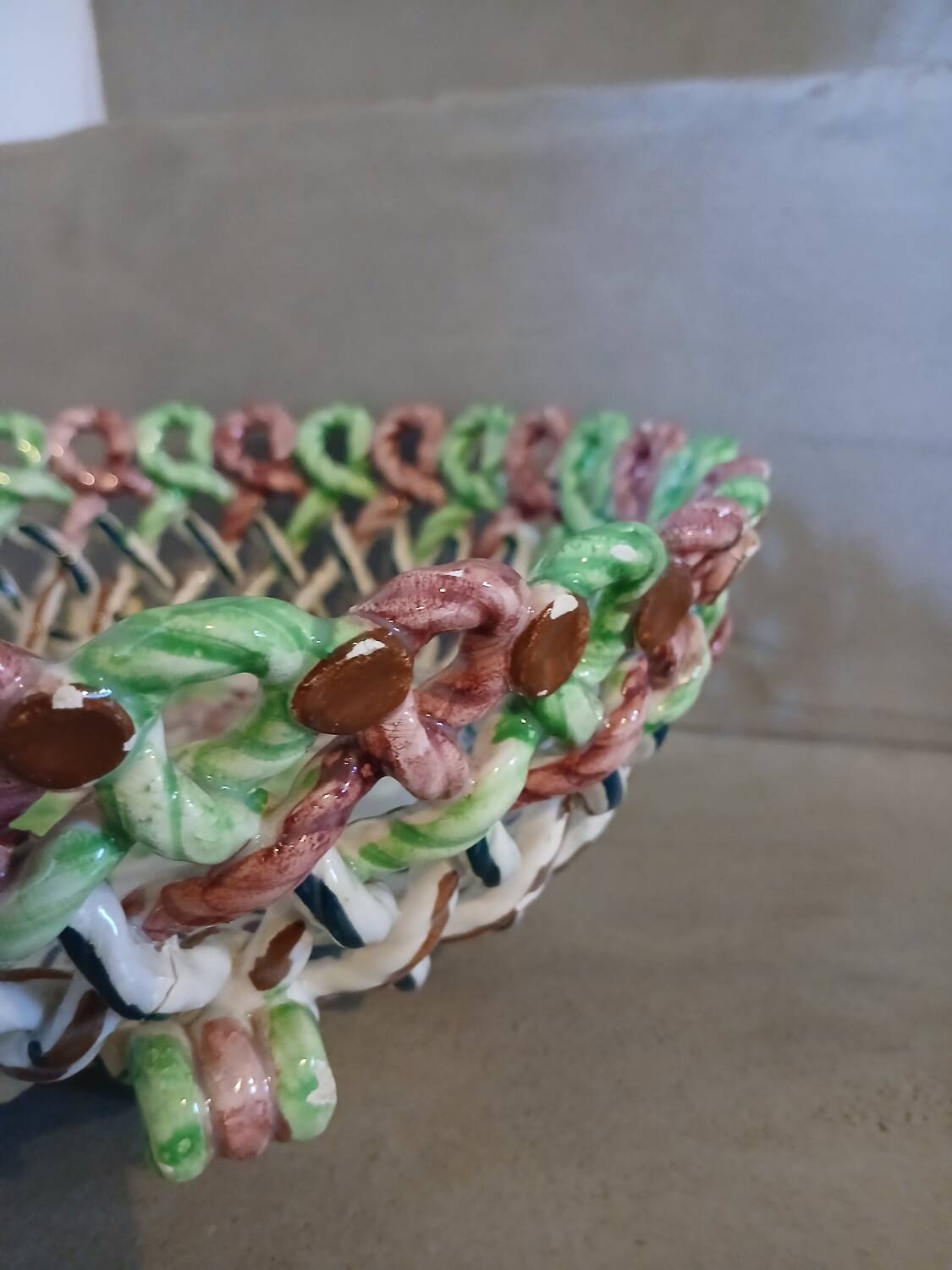 Vintage Spanish ceramic bowl