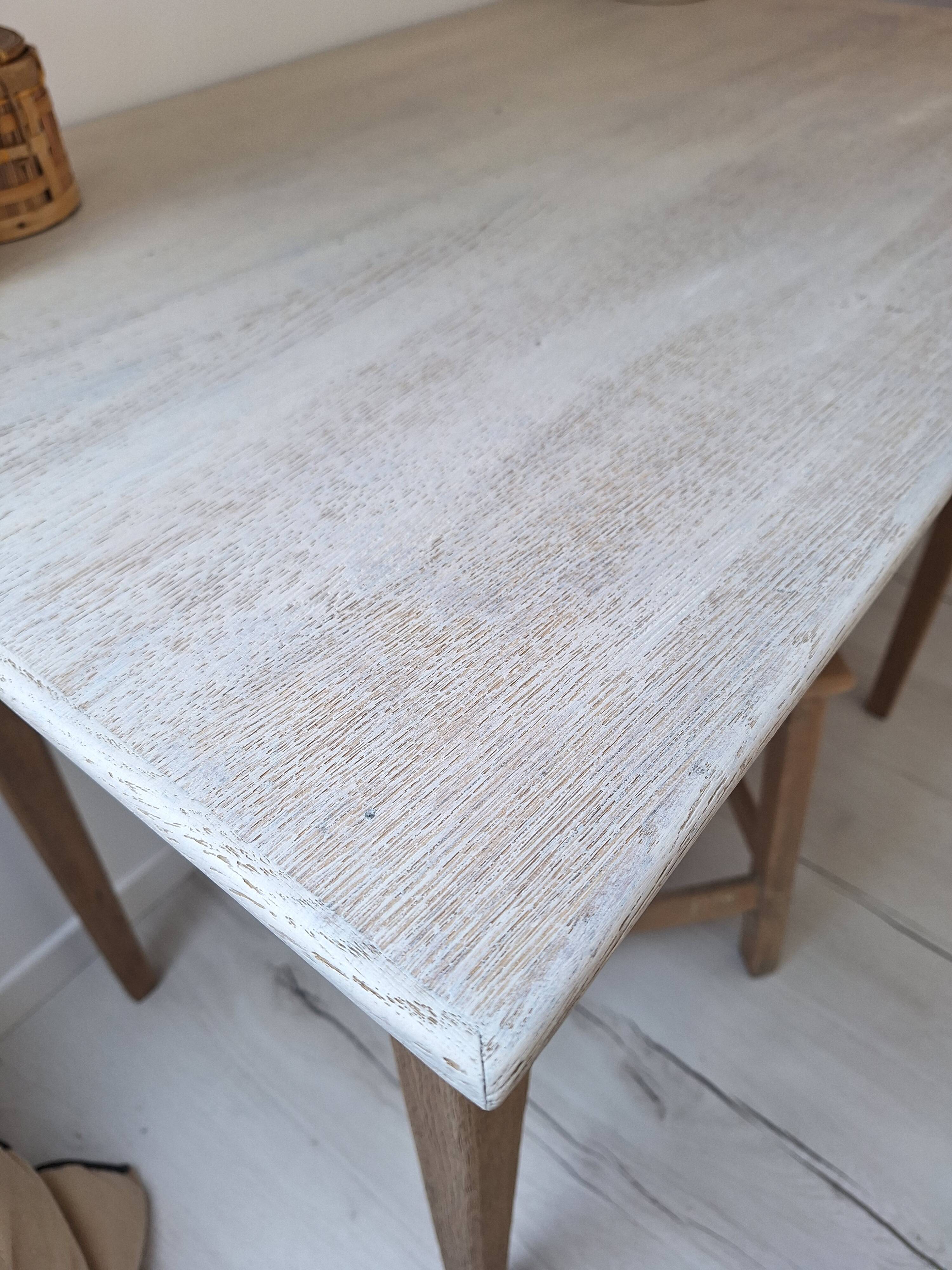 Antique wooden desk – farmhouse table - chic country spirit