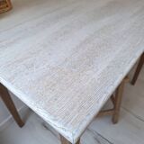 Antique wooden desk – farmhouse table - chic country spirit