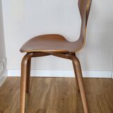 Chaise Arne Jacobsen Grand Prix en noyer Republic of fritz hansen