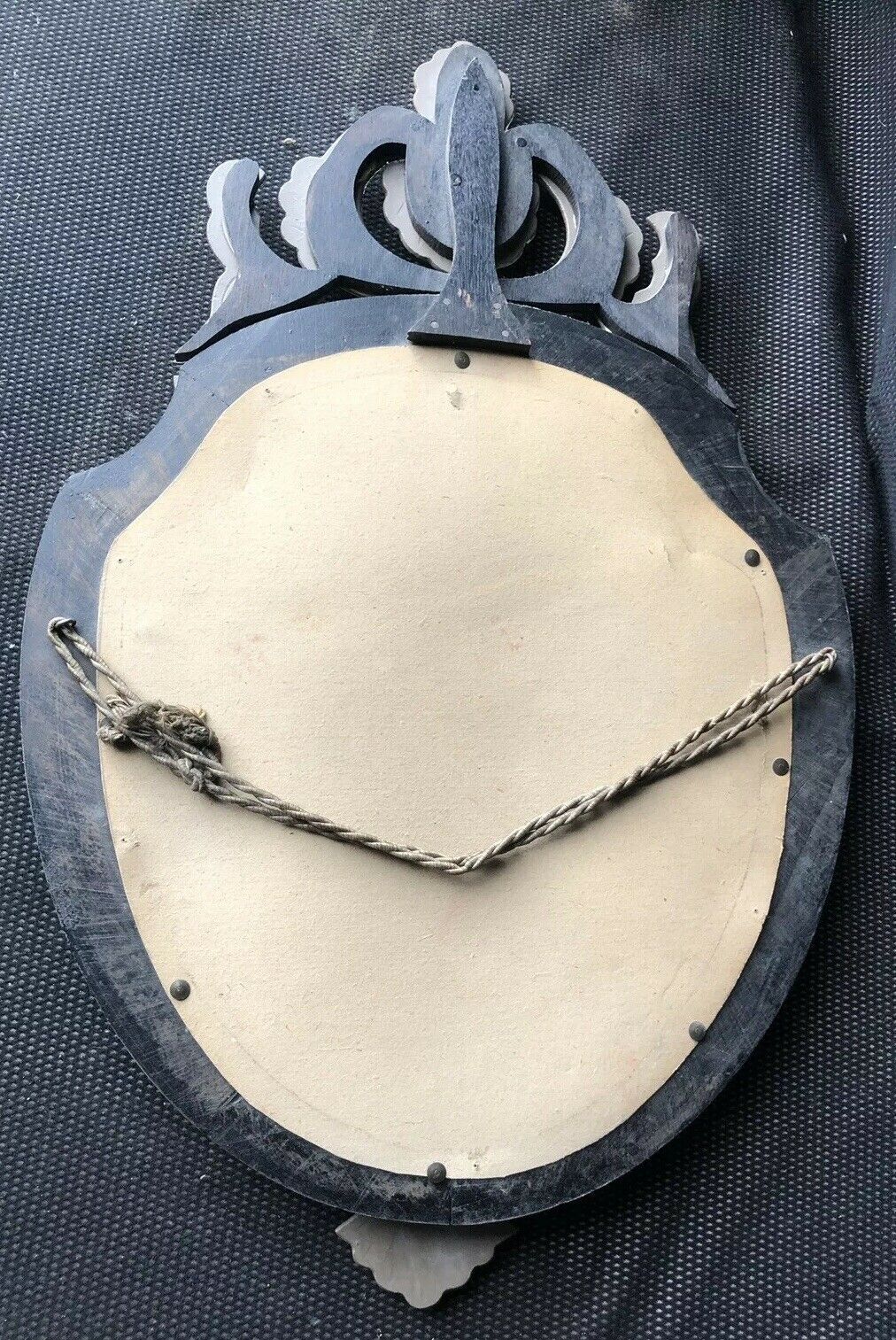 Venetian mirror period 1950 art deco 73.5 x 46 cm