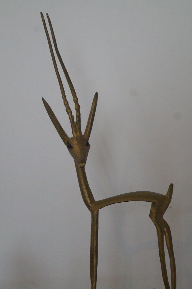 Lot de gazelles en laiton