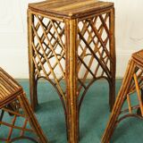 Set of 3 rattan harnesses